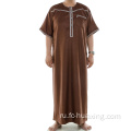 Продажа Jilabab Jilbah Silk Mustk Men Men Abaya Robe